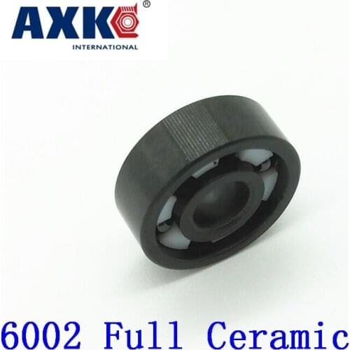 2021 New Rolamentos Axk 6002 Full Ceramic Bearing ( 1 Pc ) 15*32*9 Mm Si3n4 Material 6002ce All Silicon Nitride Ball Bearings