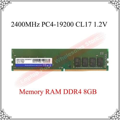 Original Memory RAM DDR4 8GB 2400MHz PC4-19200 CL17 1.2V STP8G-19200509 ddr 4 PC RAM Memory For Desktop 8G