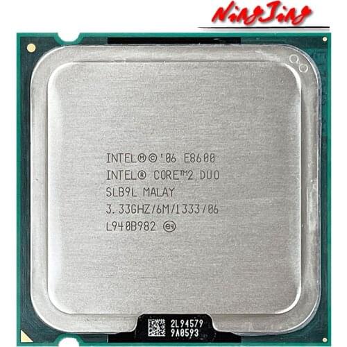 Intel Core 2 Duo E8600 3.3 GHz Dual-Core CPU Processor 6M 65W LGA 775