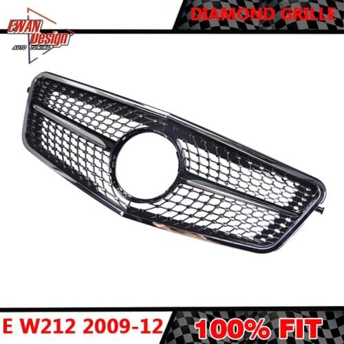 Grille suitable for E c-lass W212 Gypsophila Grille E300L E400L E200 E350 Grill With Emblem 2009 - 2013