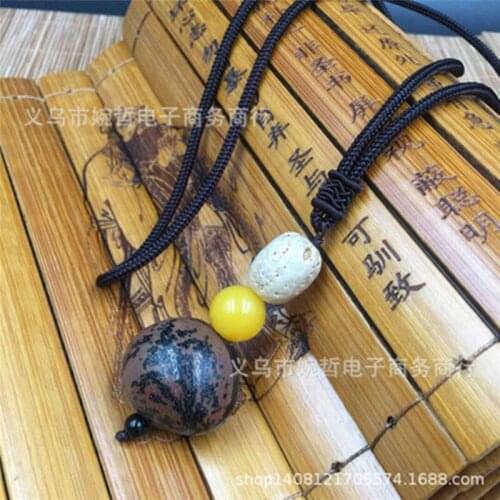 Pure manual div wooden fish fruit bodhi pendant necklace collocation Charm men and women lovers style