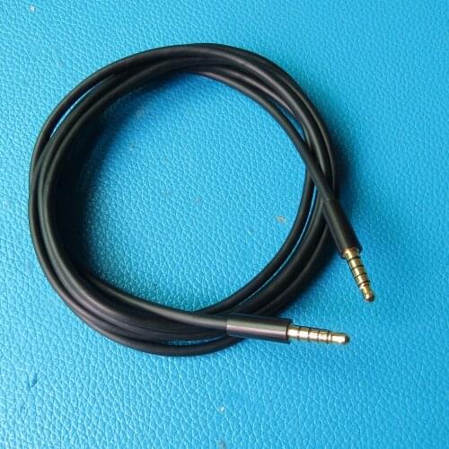 1 meter 3ft black 3.5mm audio Cable Gold-plated 5-poles