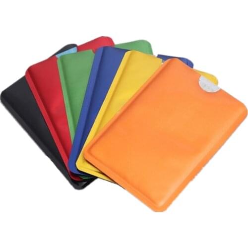 20pcs Anti Scan Card Sleeve Protector IC Bank Credit ID Card Protective Cover Case Foil Holder Anti-Scan RFID Sleeve