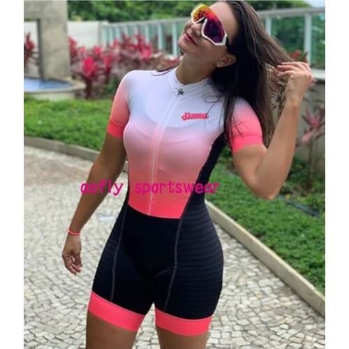 2021 Womens professional cycling triathlon suit clothes cycling tights sports exercise fitness new jumpsuit suit