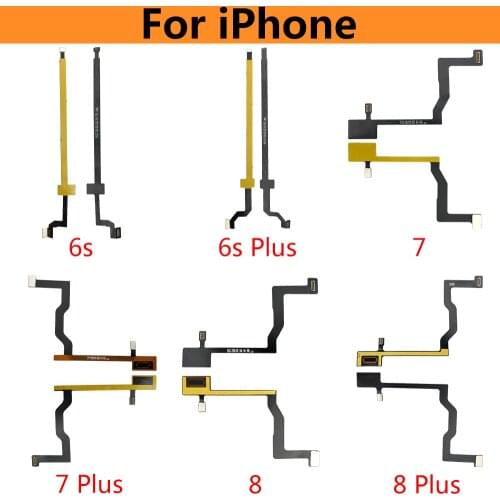 5PCS Home Touch ID Return Fingerprint Button Motherboard Connection Connector Flex Cable For Iphone 6 6S 7 8 Plus