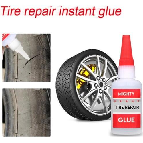 50ml Mighty Tire Repair Glue Tyre Puncture Sealant Glue Bike Car Tire Repair Patch for Metal Plastic Wood Ceramic Repair Welding
