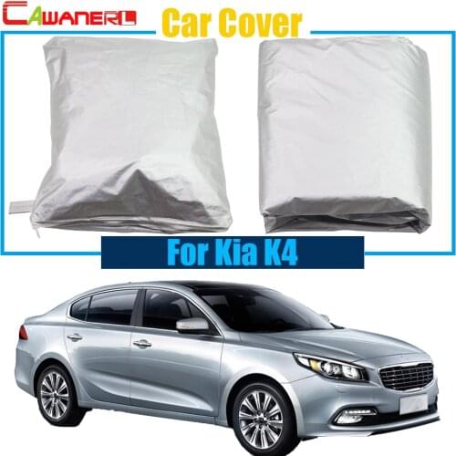 Cawanerl For Kia K4 Car Cover Snow Rain Resistant Protection UV Anti Cover Sun Shade Free Shipping