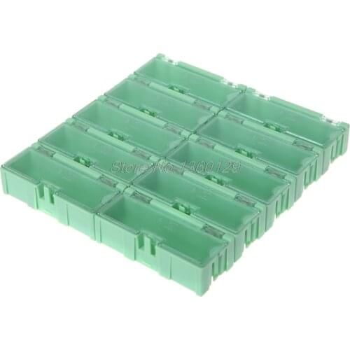 Mini SMD SMT Electronic Box IC Electronic Components Storage Case 75x31.5x21.5mm Wholesale&DropShip