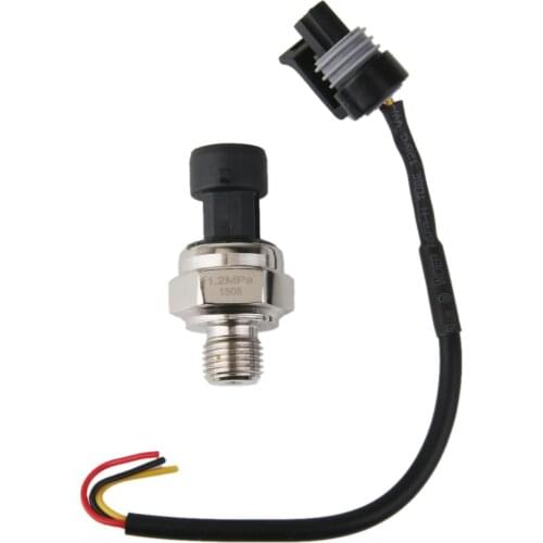 G1/4 Pressure Transducer Sensor 0-1.2 MPa for Oil Fuel Diesel Gas Water Air Pressure Transducer Dropshipping