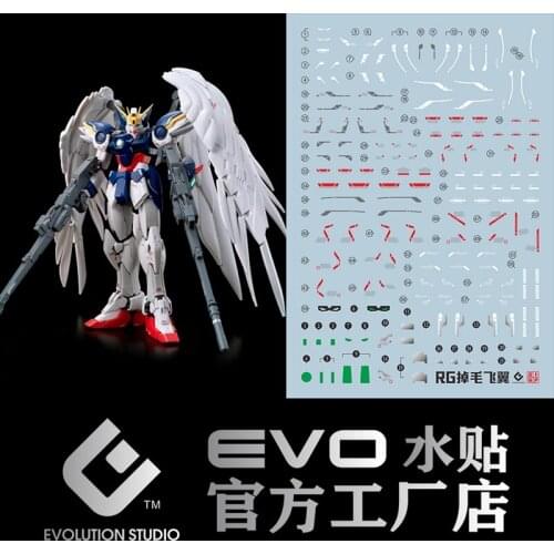 EVO RG Flying Wing Zero Water Sticker Shedding Angel EW Version Model Fluorescent Water Sticker Without Model Toys