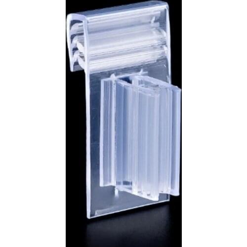 Hiplastics Plastic Transparent Pvc Warehouse Pop Display Shelf Talker Sign Holder Clip for Supermarket Advertising Promotion