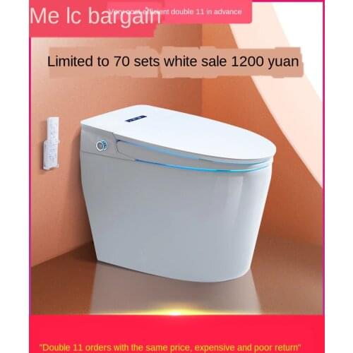 Integrated Smart Toilet Automatic Waterless Pressure Limiting Household Flush Electric Ceramic Toilet