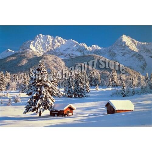 Snowy Season 5D Diy Diamond Painting Cross Stitch Winter landscape Christmas Mosaic Diamond Embroidery full canvas Rhinestone