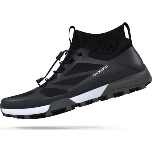 MTB Mountain Biking Cycling Shoes for Men Lightweight and Comfortable,Compatible with All SPD 2 Bolt Pedals Black