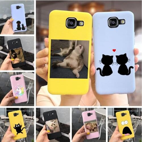 Cute Silicone Cover For Samsung Galaxy A5 2016 2017 Case Soft TPU Back Cover For Samsung A510 A520 A510F A520F Phone Cases Coque