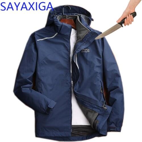 New Self Defense Anti Cut Clothing Anti-stab Anti-Knife concealed Cut Resistant Men Jacket Security Soft anti-cut Fleece jackets