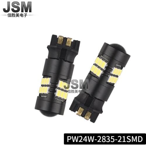 New Pw24w 2835 21smd Highlight Rogue Reversing Bulb Turn Signal Led Pw24w Bulb Car Led Light Led Lights for Car Car Accessories
