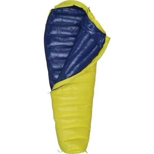 Outdoor One Person Portable Can Be Spliced Ultralight Thickened Mountaineering Camping Duck Down Mummy Sleeping Bag