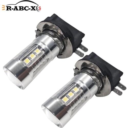 RUIANDSION H11B KIA Led HeadLight Running Driving Light Bulbs Fog Lamps 10V-30V 12V 24V White Yellow Amber 6000K 3000K 3030 SMD
