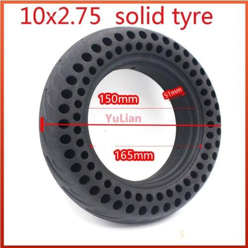 10x2.75 Solid Tyre 10 Inch Thickening To Prevent Puncture Tire for NINEBOT MiniPRO Scooter Xiaomi Mini Non-Pneumatic Tyre