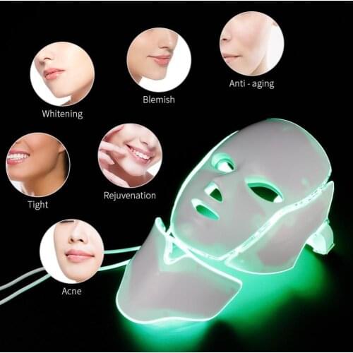 LED Light Electric Whitening Anti-acne Spot-fading Skin Care Beauty Face Cover