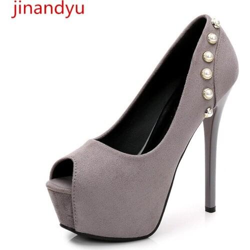 High Heels Shoes Women Sandals Peep Toe Pumps Women Shoes High Heel Pearl Fashion Green Black Heels Ladies Shoes and Sandals
