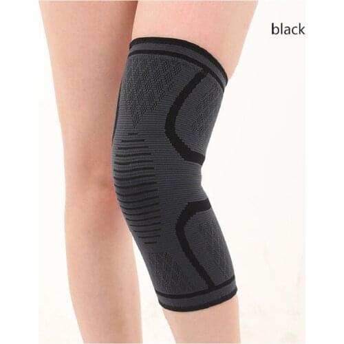 1 Pcs Knee Straps Elastic Sports Soft Breathable Compression Nylon Knee Pads Basketball Knee Support Protection High Quality