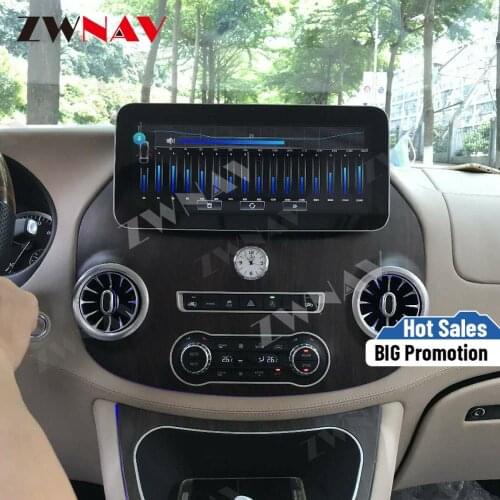 12.3Inch Android 9 Player For Mercedes-Benz V Class Vito Viano Valente Metris W447 GPS Navi Radio Audio stereo screen head unit