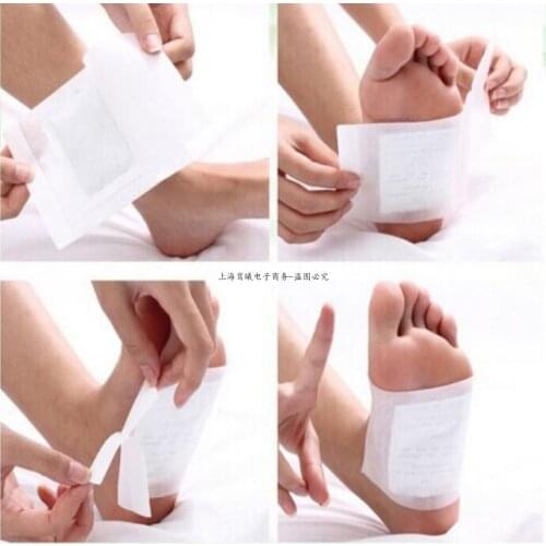 20pairs = (20pcs Patches+20pcs Adhesives) Kinoki Detox Foot Patches Pads Body Toxins Feet Slimming Cleansing HerbalAdhesive