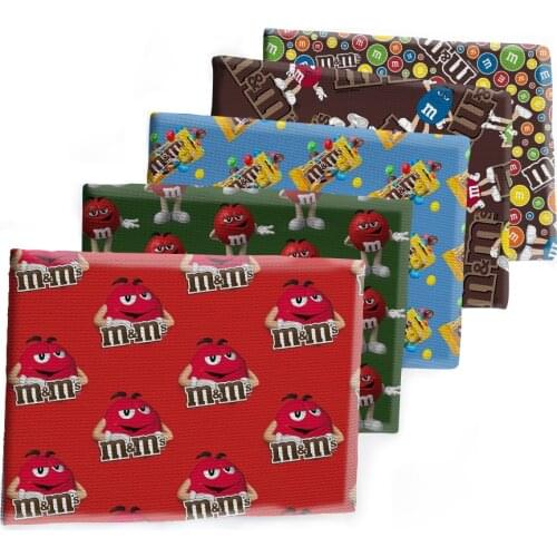50*145cm Chocolate beans Bullet Textured Liverpool Patchwork Tissue Kids home textile