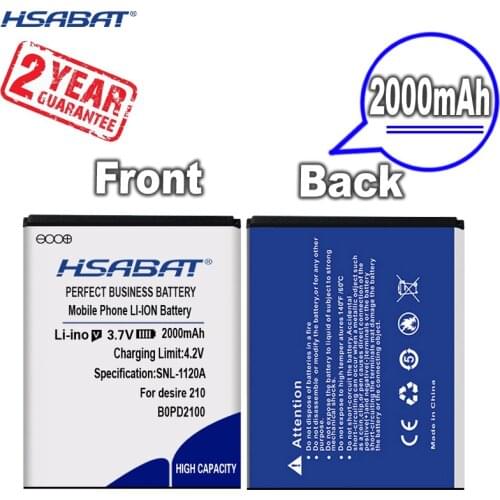 New Arrival [ HSABAT ] 2000mAh B0PD2100 Replacement Battery For HTC Desire 210