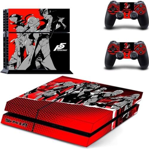 Persona 5 The Royal PS4 Stickers Play station 4 Skin PS 4 Sticker Decals Cover For PlayStation 4 PS4 Console & Controller Skins