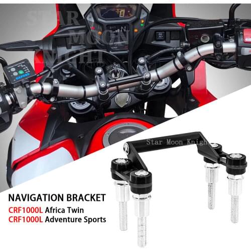 For Honda Africa Twin CRF1000L Motorcycle Stand Holder Phone Mobile Phone GPS Navigation Plate Bracket CRF 1000 L Adv Sports