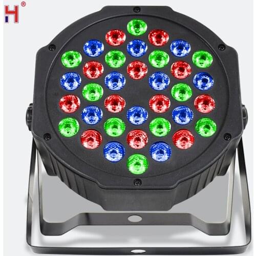 DJ Party Light 36*3W Led Sound Active DMX Stage Wash Flat Par Lighting For Disco Wedding Dance Floor