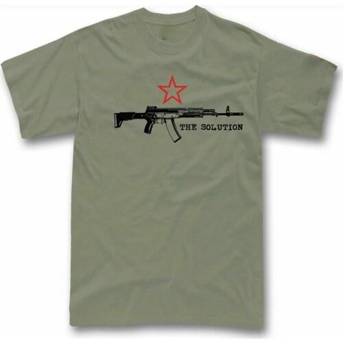Kalashnikov ak-12 Men T Shirt Russia Putin ak 47 Russian Assault Rifle S - 3XL