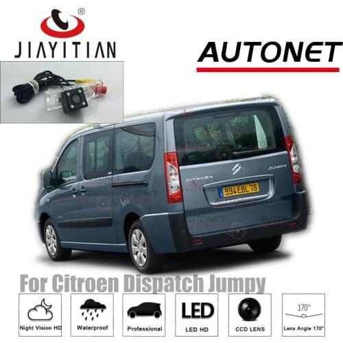 JIAYITIAN Rear View Camera for Citroen Dispatch Jumpy Combi Glazed Van CCD Night Vision backup camera License Plate camera