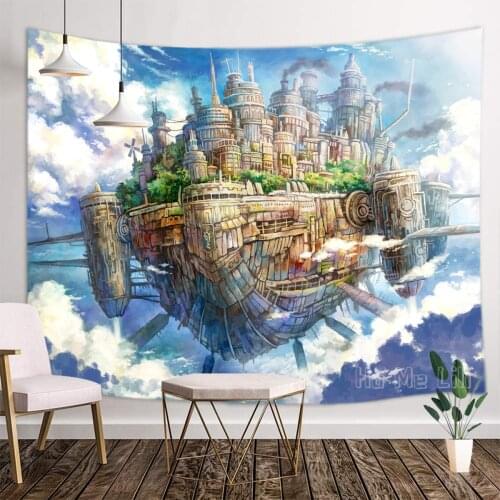 Comic Sky Pirates Tapestry Interior Design Is Unique