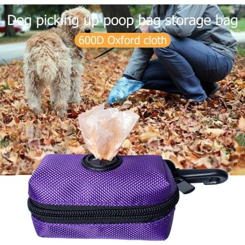Pet Puppy Cat Pick Up Poop Bag Dispenser Portable Dog Poop Waste Bag Holder Outdoor Pets Supplies Garbage Bags Organizer 2021