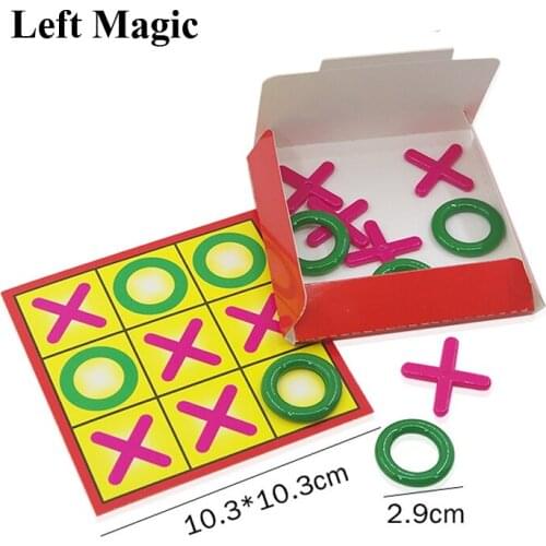 Mini Tic Tac Toe Pro By Bond Lee - Magic Tricks Card Magic Props Mentalism Magic Close Up Street Magic Tool Toys Comedy