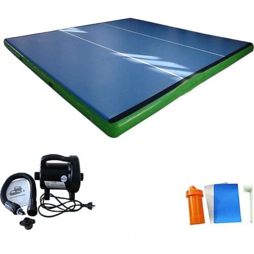 Free Shipping 6m*6m*0.2m High Quality DWF Inflatable Air Mat Tumble Track Gymnastics For Gym Inflatable Air Track For Sale