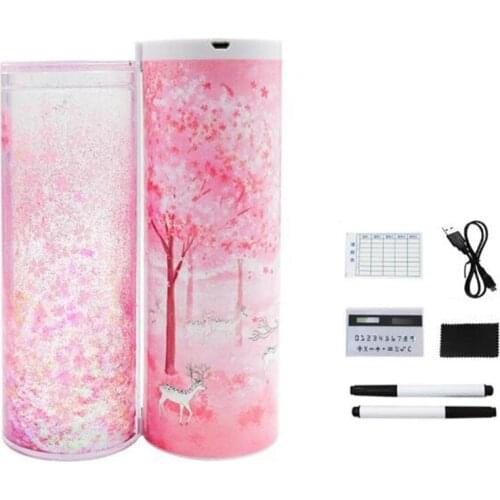 NEW-NBX Coded Lock Password Pencil Case Pen Holder Large Capacity Stationery Box Home Office School Storage Pencil Case-Pink