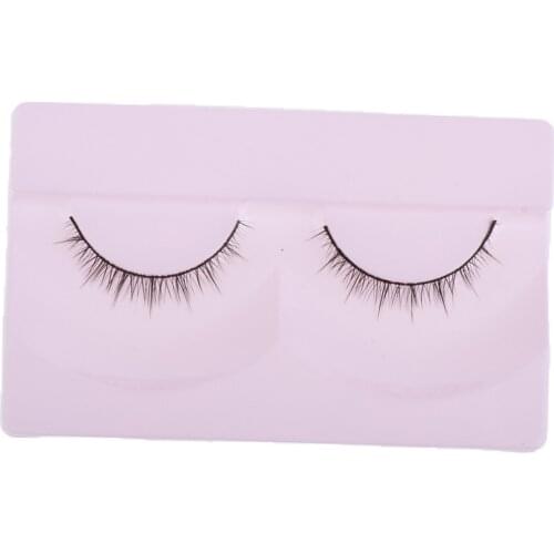 Plastic Eyelashes, Doll False Eyelashes for 1/4 BJD SD AS DZ Doll DIY Makeup Accessories, Fashion Doll Pretend Play Toy