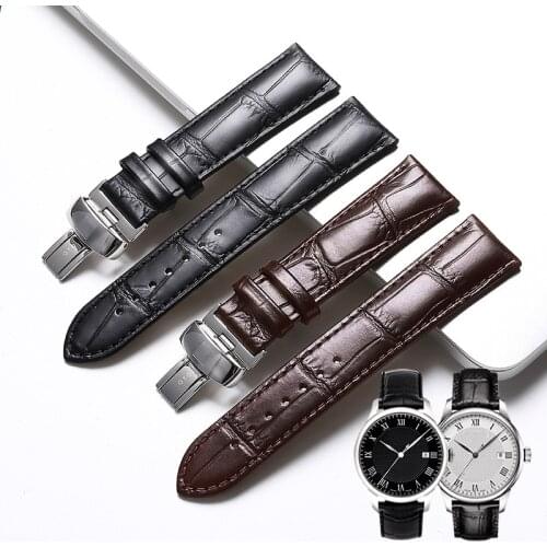 WatchBand For Tissot Le Locle T17 T006 T41 T085 T063 Genuine Leather Men Watch Strap Chain Watch Accessories Watch Bracelet Belt