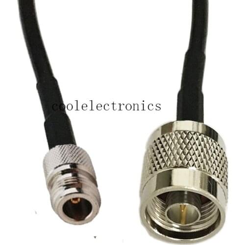 RG174 RF Coaxial Pigtail Jumper Cable N Male to N Female Connector 1m 2m 3m 5m 10m