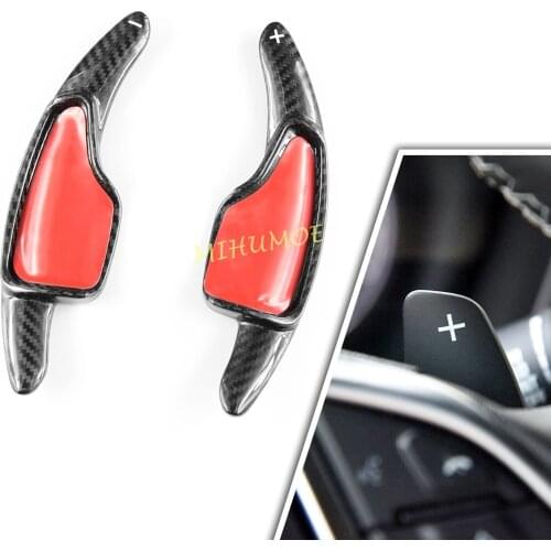 Carbon Fiber Steering Wheel Paddle Shifter For 2016-2020 Chevrolet Camaro Black