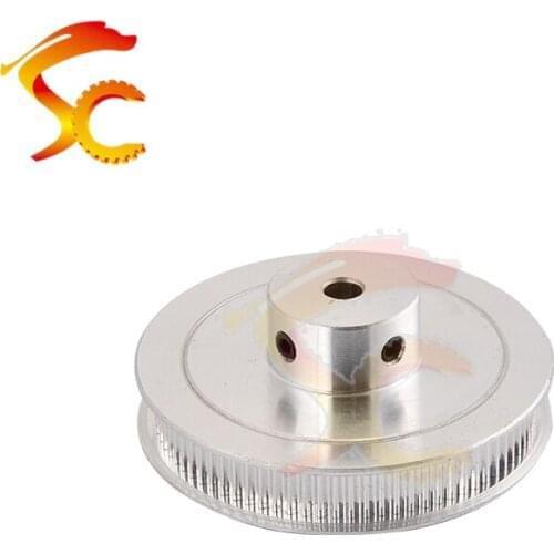 3D Printers Parts printer pulley GT2 100 teeth bore 6.35mm 8mm 2GT 100teeth timing pulley fit for GT2 belt width 6mm