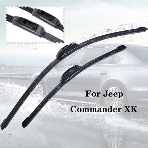Wiper blades For Jeep Commander XK from 2005 2006 2007 2008 2009 2010 2011 2012 Clean car windshield