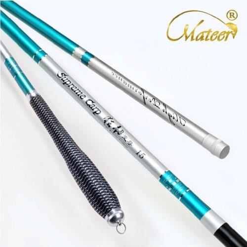 Carbon fishing rod 6.3 mTaiwan Fishing Rod Carbon Ultralight superhard Metal handle with Gift package green and purple optional