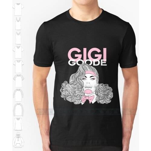 Gigi Goode Streetwear Funny Black Clothing Mens T shirt Tops Tees Gigi Goode Aiden Zhane Crystal Methyd Rupaul
