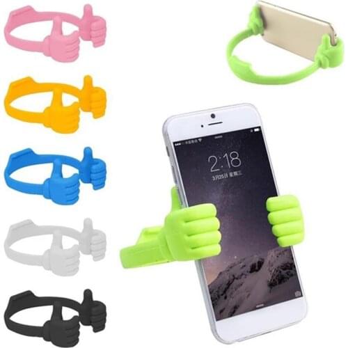 1/8PCS Adjustable Lazy Thumb Desktop Mount Stand Portable Bracket Mobile Phone Holder Cell Stand Support For iPhone 12 8 7 6